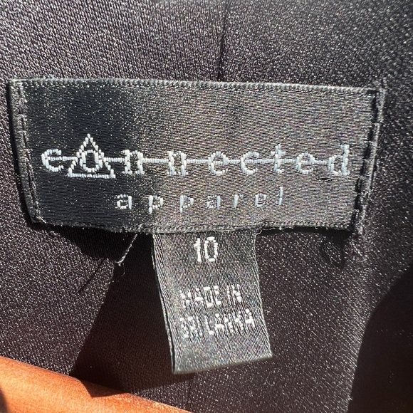 Connected Apparel Womens Sequins Black Lace Romantic Fit and Flare Dress 10 - Picture 8 of 13